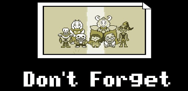 Undertale: Don’t Forget